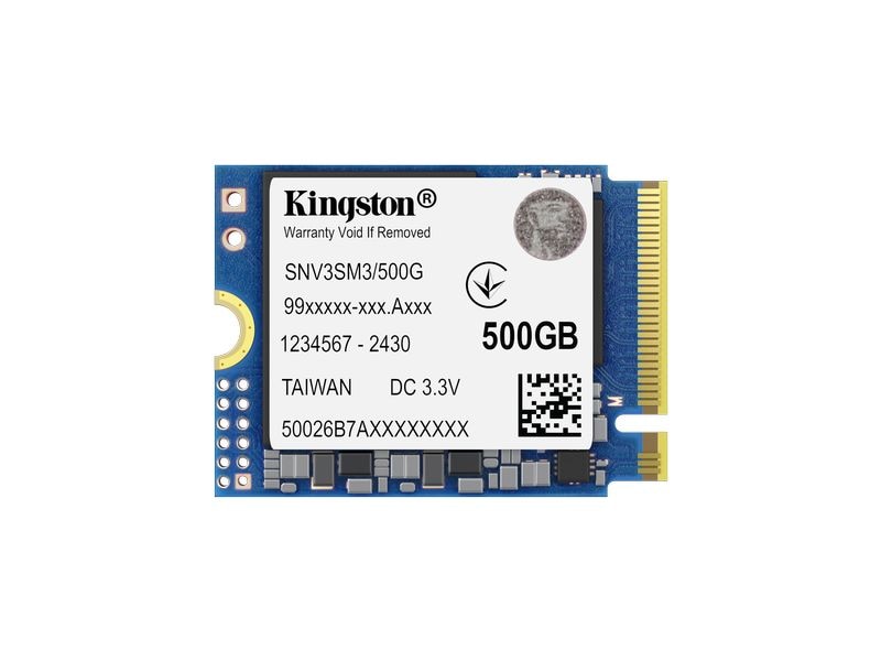 Kingston SSD NV3 500 GB M.2 2230 M.2 NVMe 500 GB
