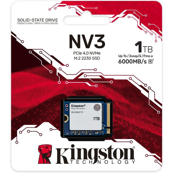 Kingston SSD NV3 1 TB M.2 2230 M.2 NVMe 1000 GB