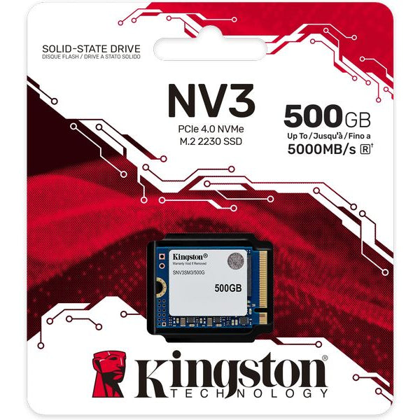 Kingston SSD NV3 500 GB M.2 2230 M.2 NVMe 500 GB