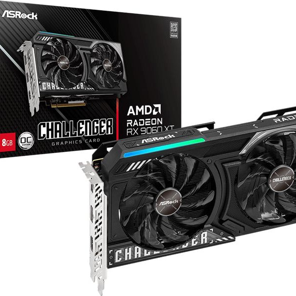 ASRock Grafikkarte AMD Radeon RX9060 XT Challenger 8GB OC