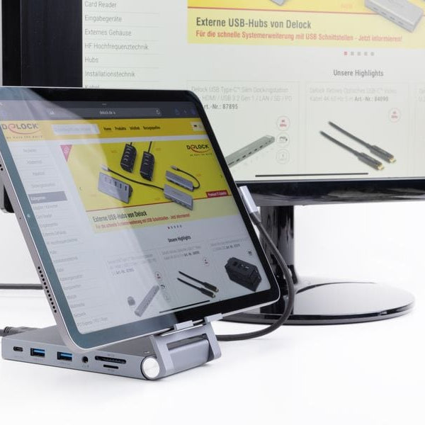 Delock Dockingstation 4K HDMI / USB / Hub / SD / Micro SD / PD 3.0