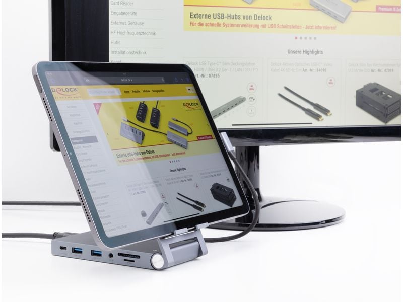 Delock Dockingstation 4K HDMI / USB / Hub / SD / Micro SD / PD 3.0