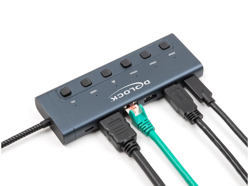 Delock Dockingstation USB Type-C 4K HDMI / USB / LAN / PD 3.0 90 W