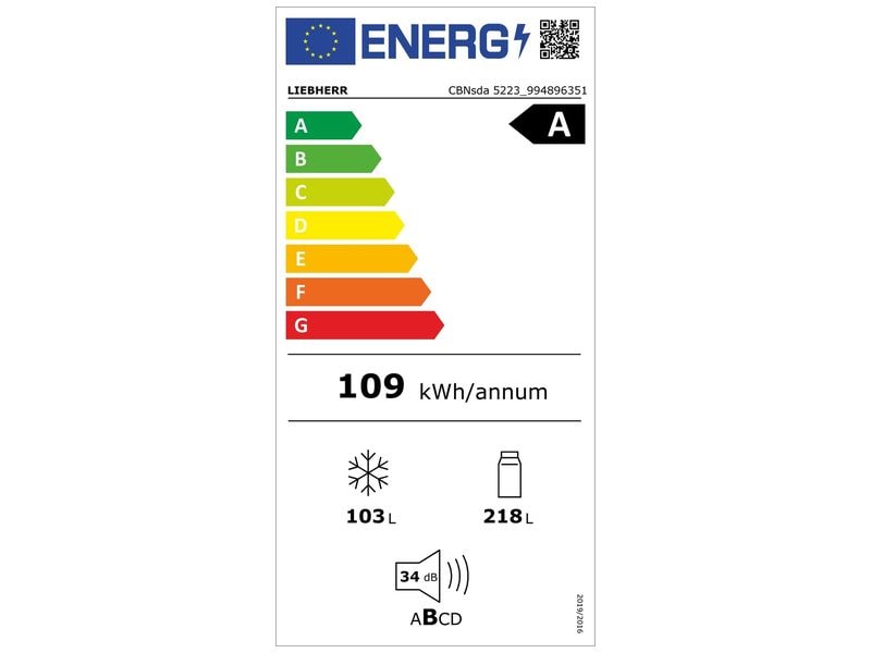 Liebherr Kühl-Gefrierkombination CBNsda 5223 Plus Rechts