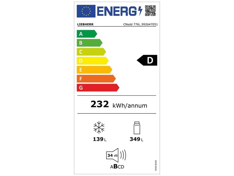 Liebherr Kühl-Gefrierkombination CNsdd 776i Prime Rechts
