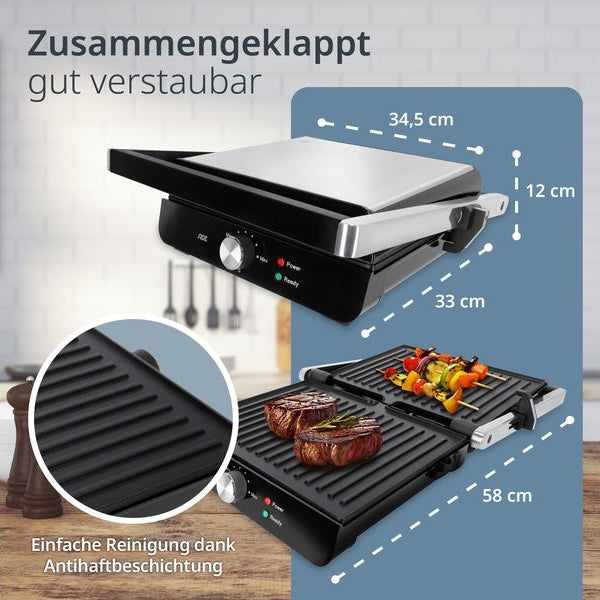 ADE Kontaktgrill 2000 W