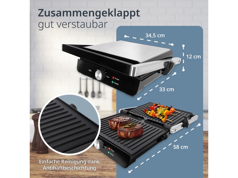ADE Kontaktgrill 2000 W