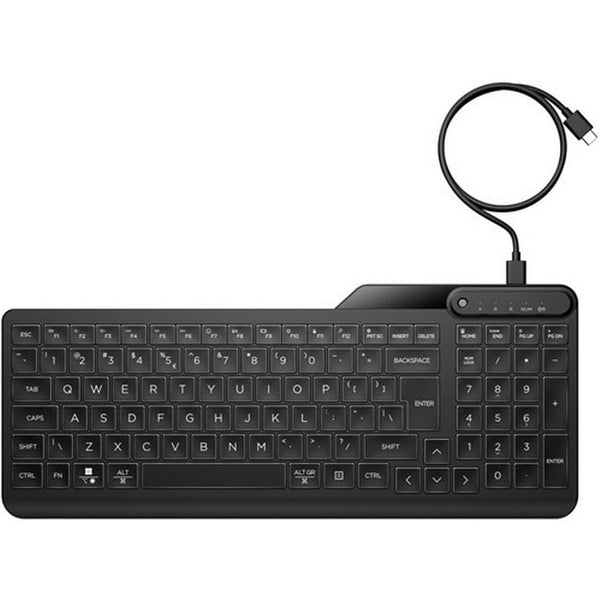 HP Tastatur 405 Backlit Wired