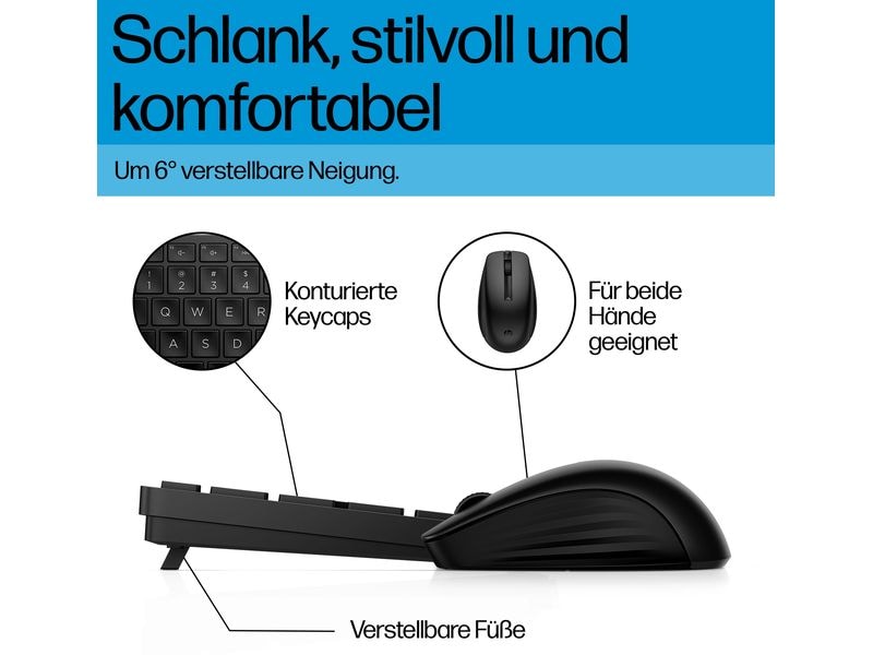 HP Tastatur-Maus-Set 655MK