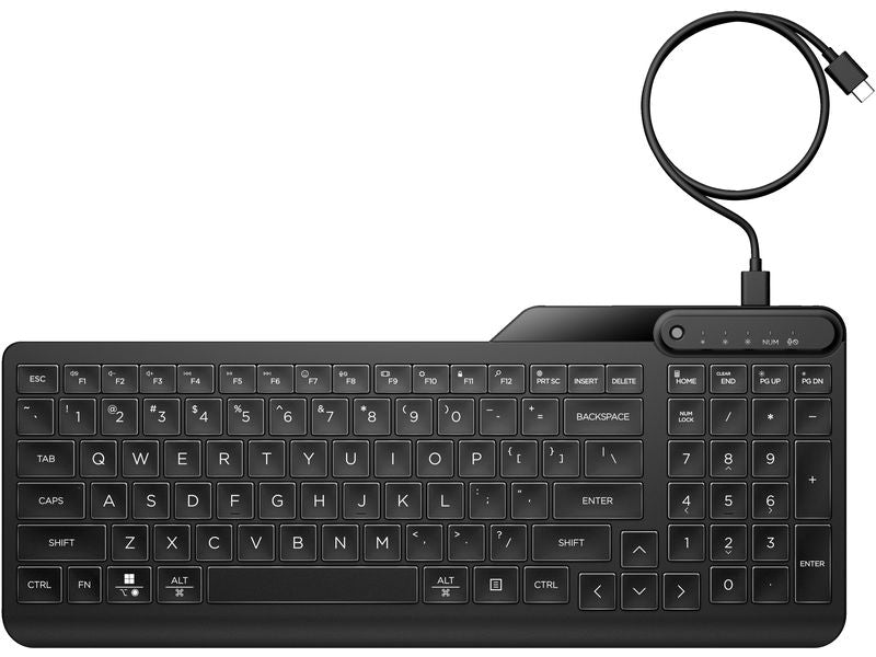HP Tastatur 405 Backlit Wired
