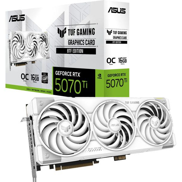 ASUS Grafikkarte TUF GeForce RTX5070TI 16G BTF Weiss