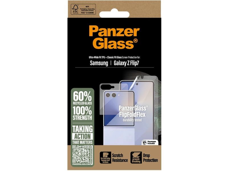 Panzerglass Displayschutz Glass & Film Galaxy Z Flip 7