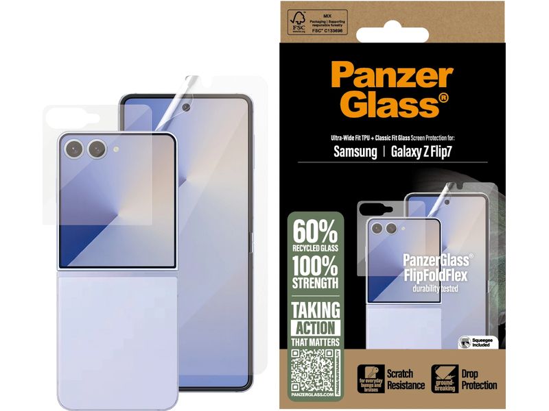 Panzerglass Displayschutz Glass & Film Galaxy Z Flip 7