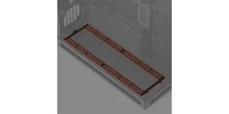 HAVN HS 420 Untere Lüfterhalterung Schwarz