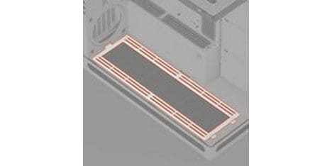 HAVN HS 420 Untere Lüfterhalterung Weiss