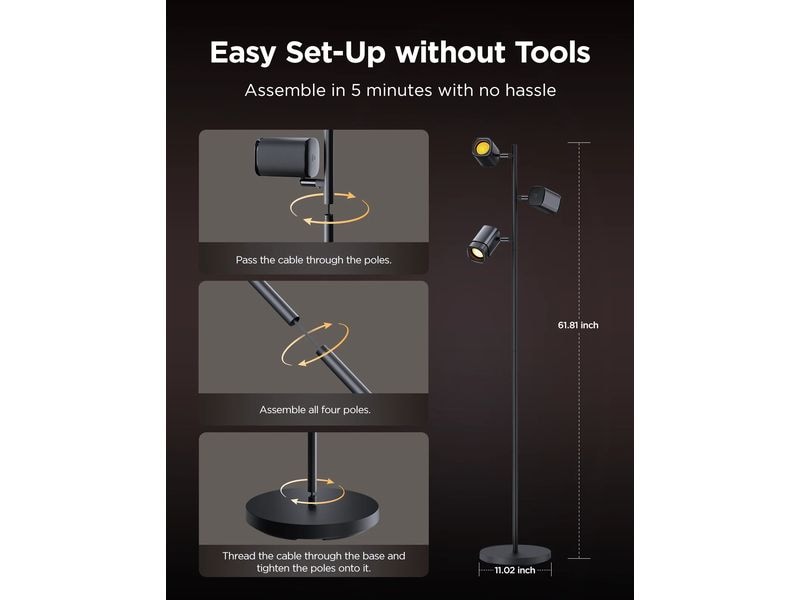 Govee Stehlampe Baum