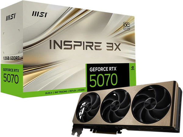 MSI Grafikkarte GeForce RTX 5070 12G INSPIRE 3X OC