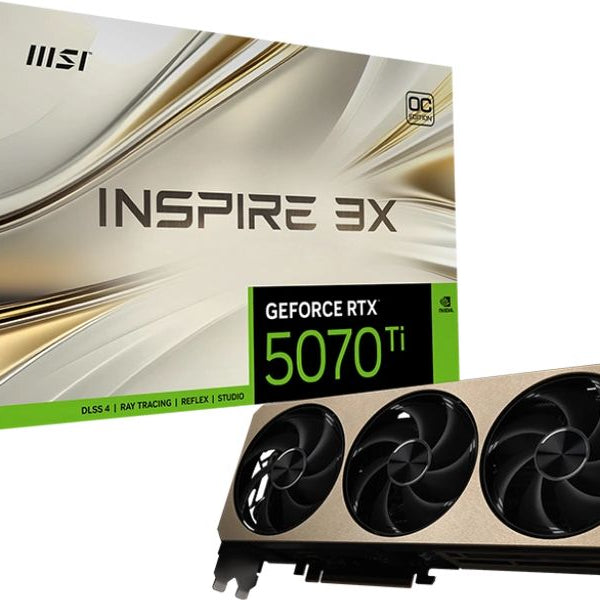MSI Grafikkarte GeForce RTX 5070 TI 16G INSPIRE 3X OC