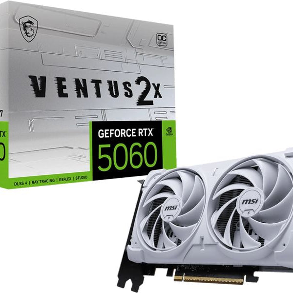 MSI Grafikkarte GeForce RTX 5060 8G VENTUS 2X OC WHITE