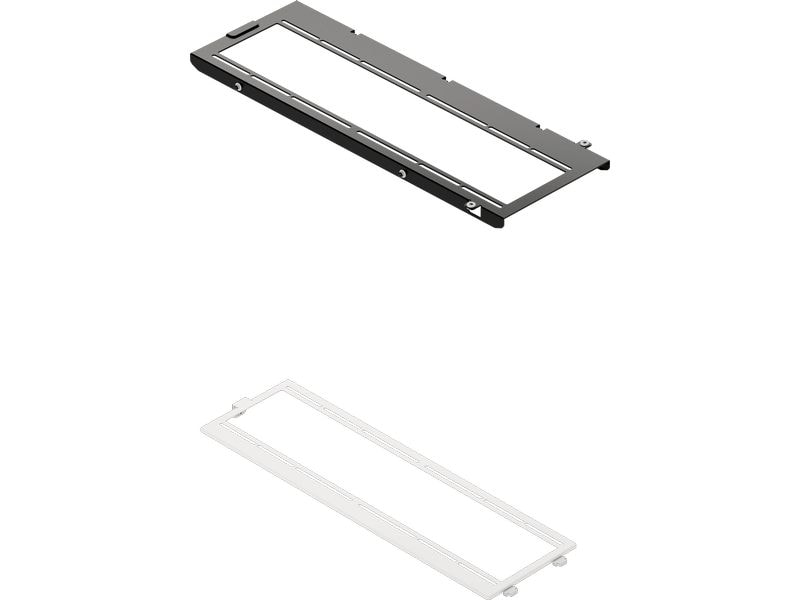 HAVN HS 420 Fan Brackets für 360 mm Radiatoren Weiss