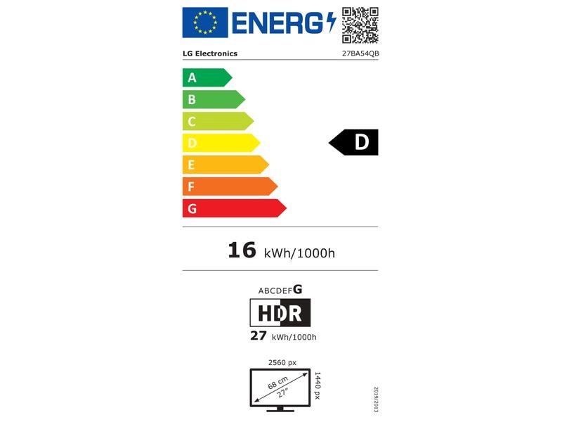 LG Monitor 27BA54QB-B.AEU
