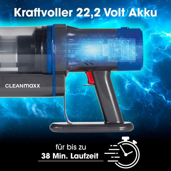 CLEANmaxx Akku-Hand- und Stielsauger 22.2 V