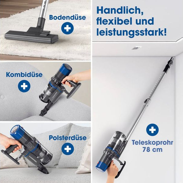 CLEANmaxx Akku-Hand- und Stielsauger 22.2 V