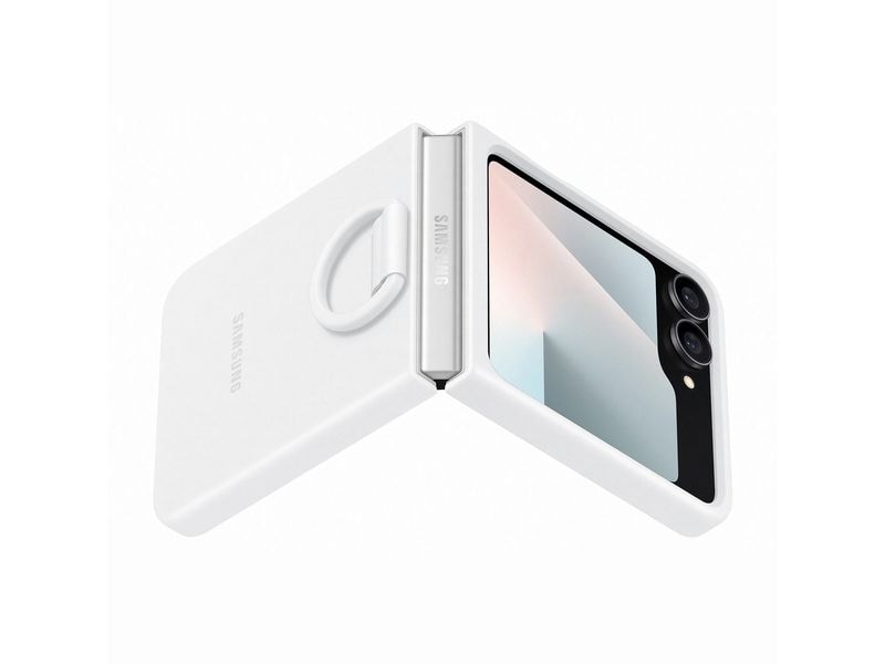 Samsung Back Cover Silicone Case für Galaxy Z Fold6 White
