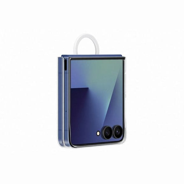 Samsung Back Cover Ring Case für Galaxy Z Flip7 Transparent