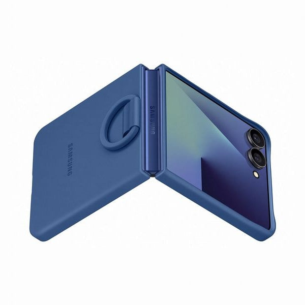 Samsung Back Cover Ring Case für Galaxy Z Flip7 Blue