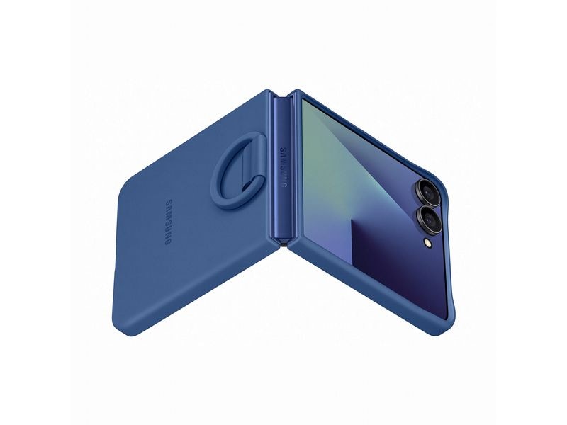 Samsung Back Cover Ring Case für Galaxy Z Flip7 Blue