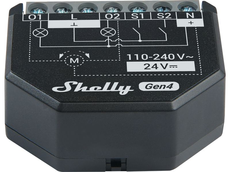 Shelly 2PM Gen4 WiFi-Switch Matter