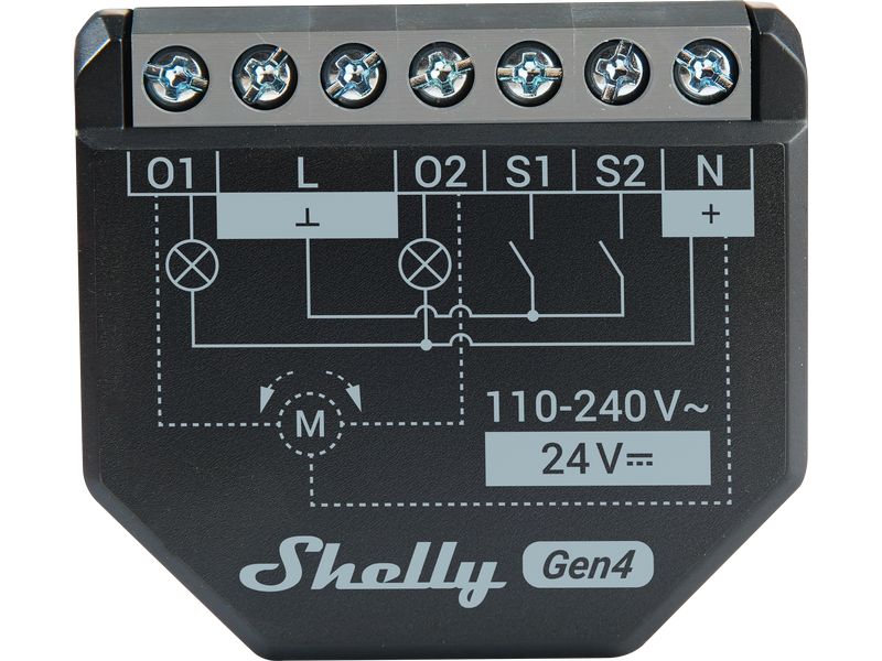 Shelly 2PM Gen4 WiFi-Switch Matter