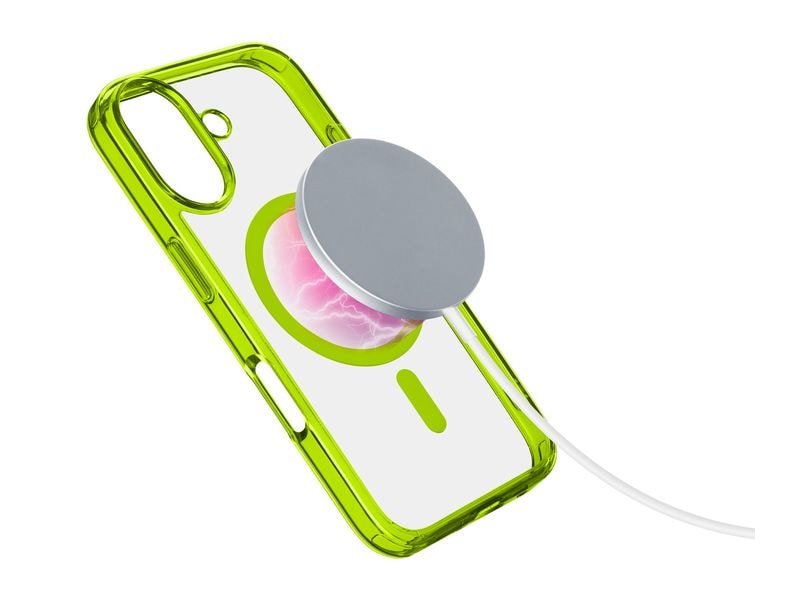 Cellular Line Back Cover Iconic iPhone 16 Lime