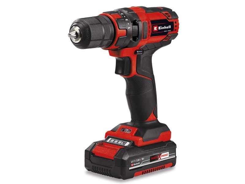 Einhell Akku-Bohrschrauber-Set TC-CD 18/35 Li +39 (2 x 2.0 Ah)