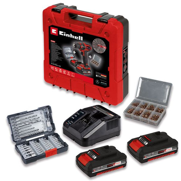 Einhell Akku-Bohrschrauber-Set TC-CD 18/35 Li +39 (2 x 2.0 Ah)