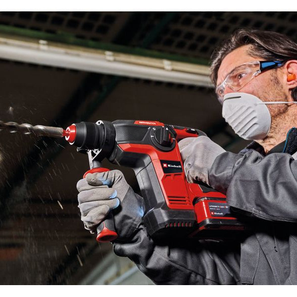Einhell Schnurloser Bohrhammer TP-HD 18/28 Li BL+4 (1x3.0Ah+)