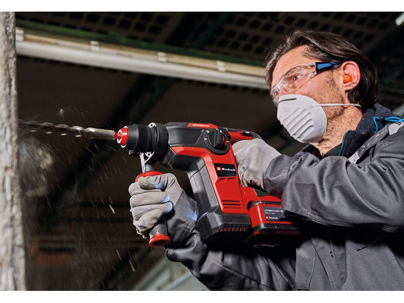 Einhell Schnurloser Bohrhammer TP-HD 18/28 Li BL+4 (1x3.0Ah+)