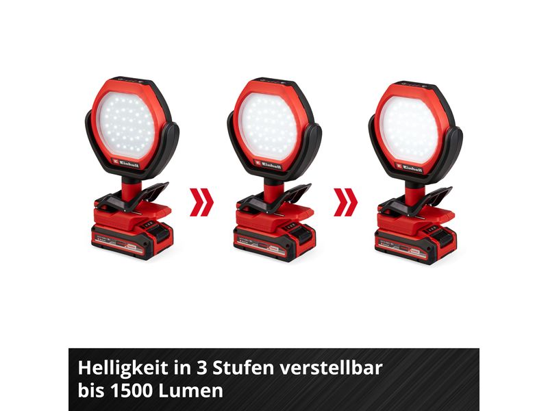 Einhell Akku-Outdoor-Lampe GC-OL 18/1500 Li-Solo