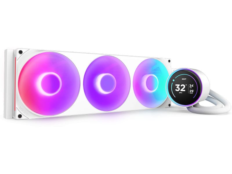 NZXT Wasserkühlung Kraken Elite 420 RGB Weiss