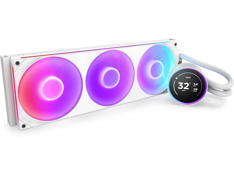 NZXT Wasserkühlung Kraken Elite 420 RGB Weiss