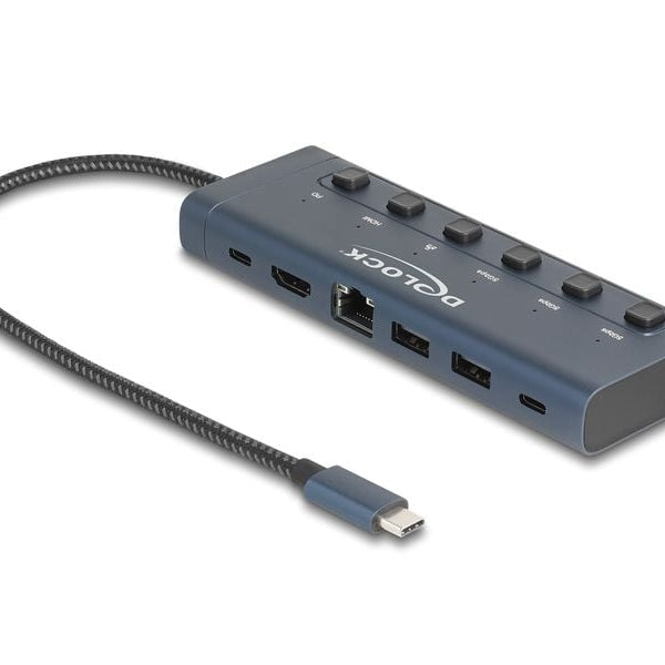 Delock Dockingstation USB Type-C 4K HDMI / USB / LAN / PD 3.0 90 W