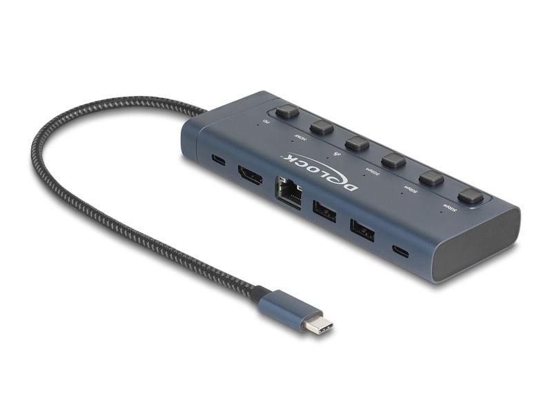 Delock Dockingstation USB Type-C 4K HDMI / USB / LAN / PD 3.0 90 W
