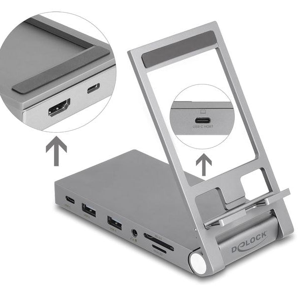 Delock Dockingstation 4K HDMI / USB / Hub / SD / Micro SD / PD 3.0