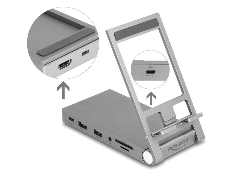 Delock Dockingstation 4K HDMI / USB / Hub / SD / Micro SD / PD 3.0