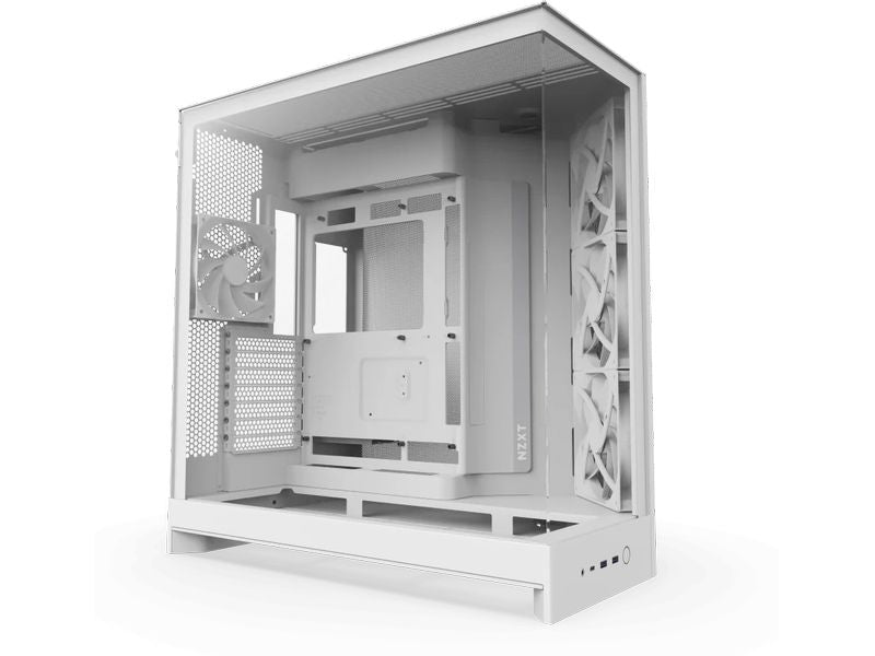 NZXT PC-Gehäuse H9 Flow Weiss