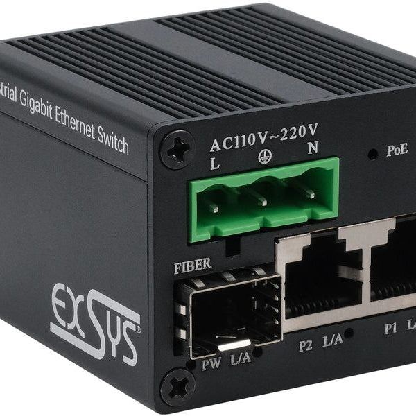 Exsys PoE+ Switch EX-62010POE-SFP 10 Port