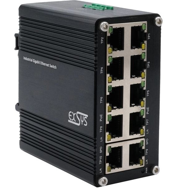 Exsys PoE Switch EX-62025POE 10 Port