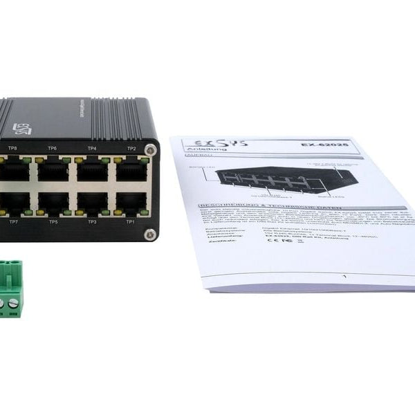 Exsys PoE Switch EX-62025POE 10 Port