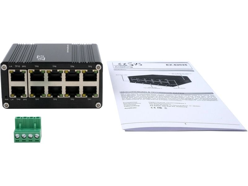 Exsys PoE Switch EX-62025POE 10 Port